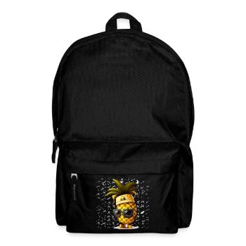 Ananas-Paradies - Rucksack - Schwarz - Vorne