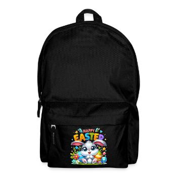 Happy Easter - Easter Bunny Illustration - Backpack - black - Front