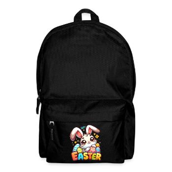 Happy Easter - Easter Bunny Illustration - Backpack - black - Front