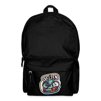 Selten Radlos - Fahrrad Illustration - Rucksack - Schwarz - Vorne