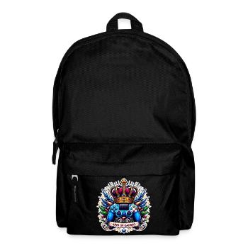 King of Gaming - Controller and Crown Illustration - Backpack - black - Front