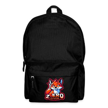Zero Given - Fuchs Illustration - Rucksack - Schwarz - Vorne