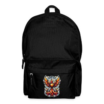 Rise Again - Phönix Illustration - Rucksack - Schwarz - Vorne
