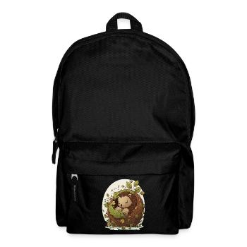 Cozy Hedgehog - Backpack - black - Front