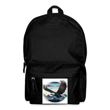 Majestic Eagle - Backpack - black - Front