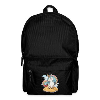 Golden Unicorn - Backpack - black - Front