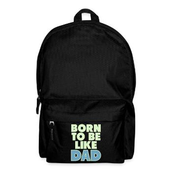 father and son - Rucksack - Schwarz - Vorne