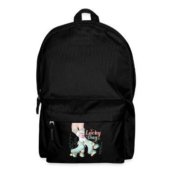 Roller Skating Girl - Backpack - black - Front