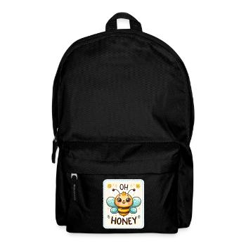 Oh Honey - Bees Illustration - Backpack - black - Front