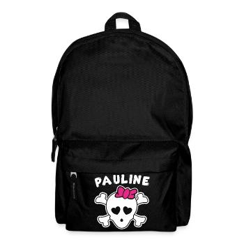 Pirate Pauline Design pour les filles et les femmes - Sac à dos - noir - Devant