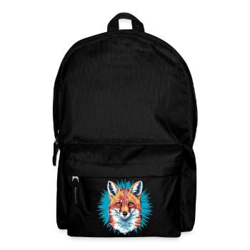 Fox - Illustration - Backpack - black - Front