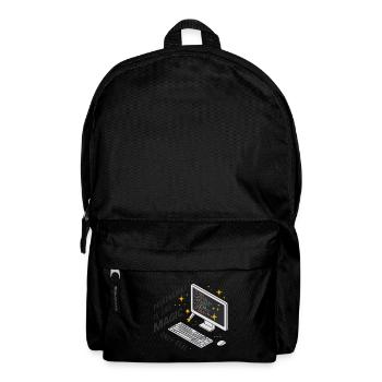 La programmation est comme de la magie, mais réelle. - Sac à dos - noir - Devant