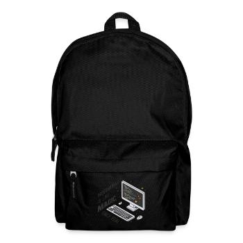 La programmation est comme de la magie, mais réelle. - Sac à dos - noir - Devant