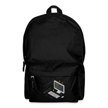La programmation est comme de la magie, mais réelle. - Sac à dos - noir - Devant