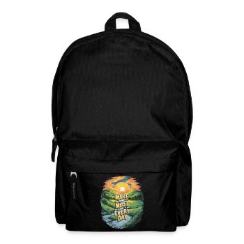 Make the most of every day - Backpack - black - Front
