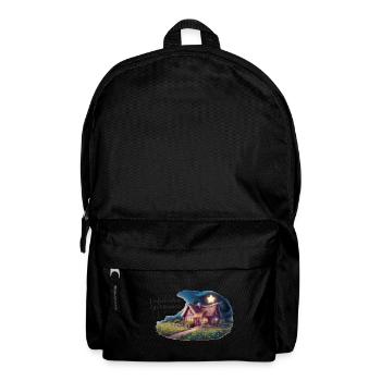 Vivre simplement, rêver grand - Sac à dos - noir - Devant