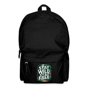 Restez sauvage, restez libre - Sac à dos - noir - Devant