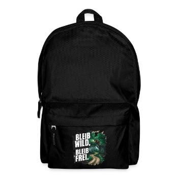 Stay wild, stay free - Backpack - black - Front