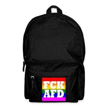 Fck afd - Rucksack - Schwarz - Vorne