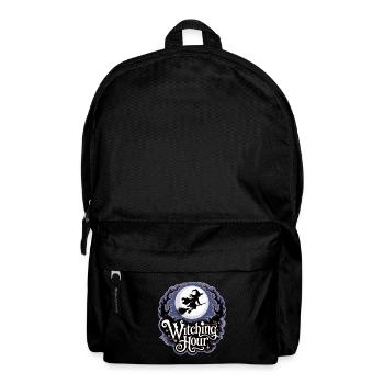 Hexe bei Vollmond – Witching Hour - Rucksack - Schwarz - Vorne