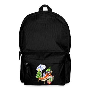 A chili Christmas at the beach - Backpack - black - Front