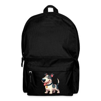 Bull Terrier 3 - Backpack - black - Front