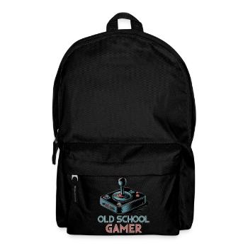 Old School Gamer – Retro Joystick - Backpack - black - Front
