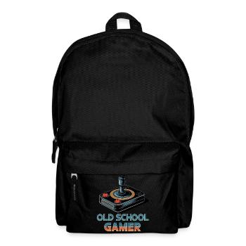 Old School Gamer – Retro Joystick - Backpack - black - Front