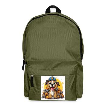 The Canine Builder - Backpack - olive green - Front