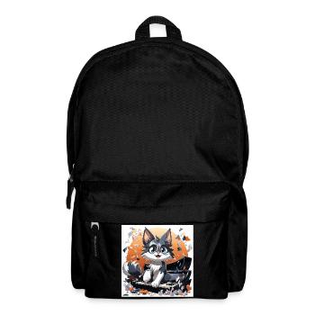 The Purrfect Pianist - Backpack - black - Front