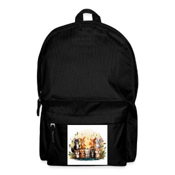 Die skurrilen Zauberer - Rucksack - Schwarz - Vorne