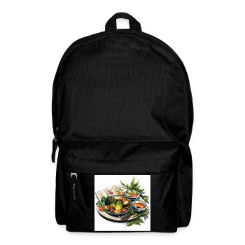 Délices côtiers - Sac à dos - noir - Devant