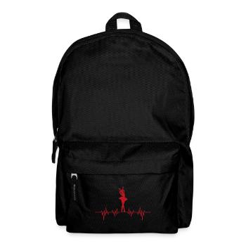 Ballet Femmes Ballerine Dansant Cadeau Dire - Sac à dos - noir - Devant