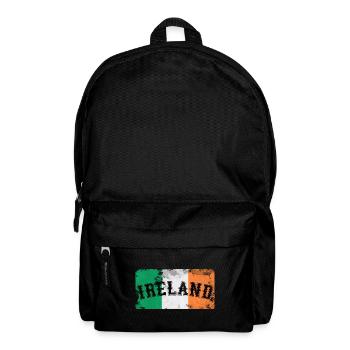 Irlande - Drapeau de l’Irlande - Sac à dos - noir - Devant