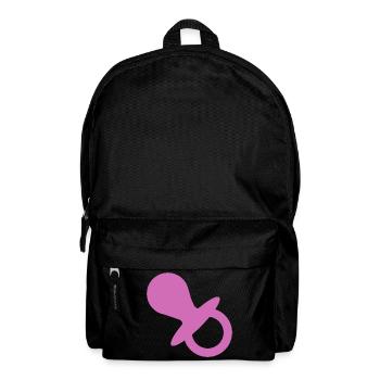 Sucette cadeau grossesse enfant en bas âge bébé - Sac à dos - noir - Devant