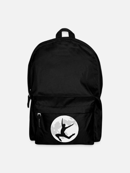 Danseur danse avant la pleine lune - Sac à dos - noir