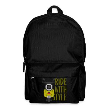 Roller profiter de la balade - Sac à dos - noir - Devant