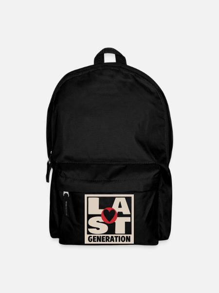 Letzte Generation | Farben änderbar - Rucksack - Schwarz