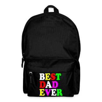 Best dad ever - Backpack - black - Front