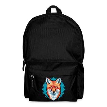 Fox - Illustration - Backpack - black - Front