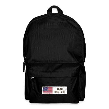 Boston United States Flag - Backpack - black - Front