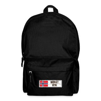 Bryne Norway Flag - Backpack - black - Front