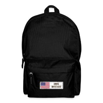 Denver United States Flag - Backpack - black - Front
