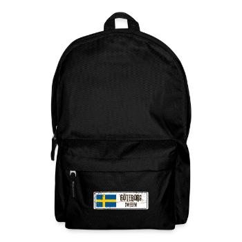 Göteborg Sweden Flag - Backpack - black - Front