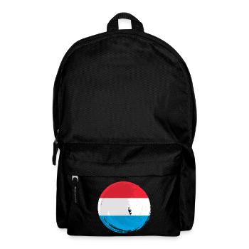 Drapeau luxembourgeois Drapeau luxembourgeois Accueil - Sac à dos - noir - Devant