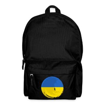 Drapeau de l’Ukraine Vintage Drapeau ukrainien d’occasion Look - Sac à dos - noir - Devant