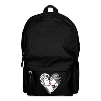 Girls in Love Heart - Backpack - black - Front