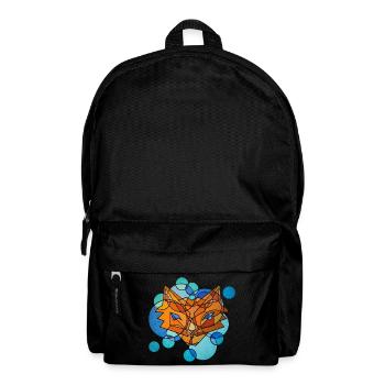 Fuchs Geometrie - Rucksack - Schwarz - Vorne