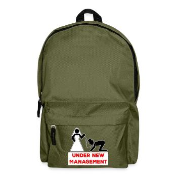 Unter new Management JGA Hochzeit Bachelor Party - Rucksack - Olivgrün - Vorne