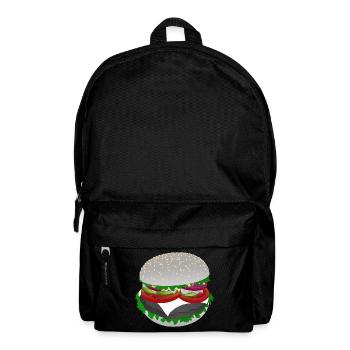 Burger-Style: Salad with a Bite - Backpack - black - Front